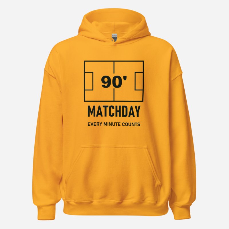 Top Gaming Society Matchday 90 Hoodie in Gold