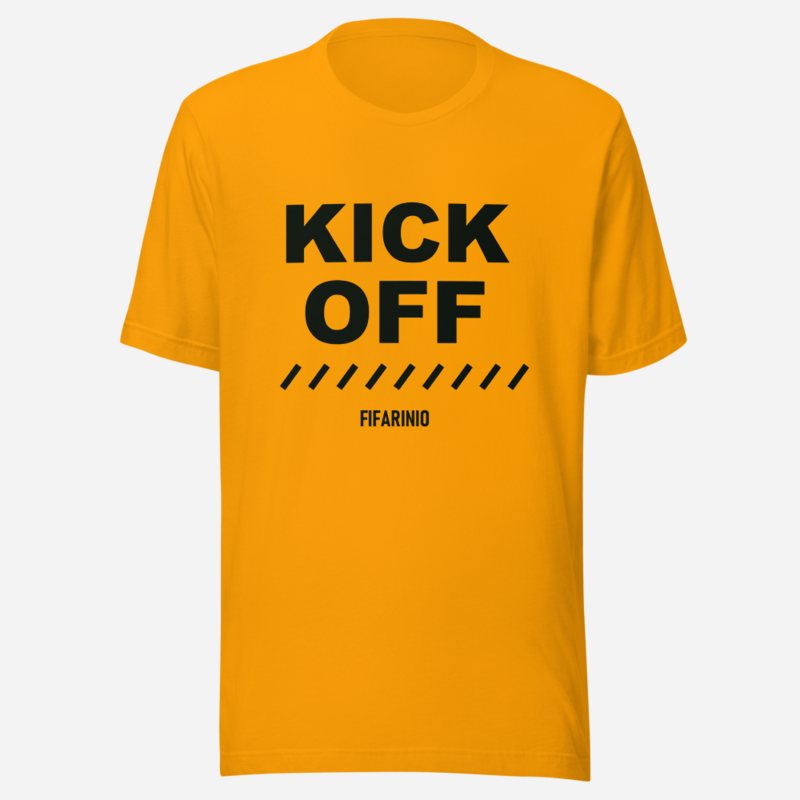 Top Gaming Society Kick Off Tee Gold