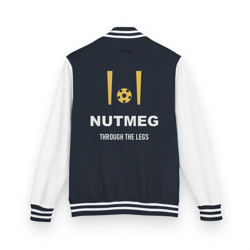 Top Gaming Society Nutmeg Varsity Jacket Oxford Navy/Arctic White