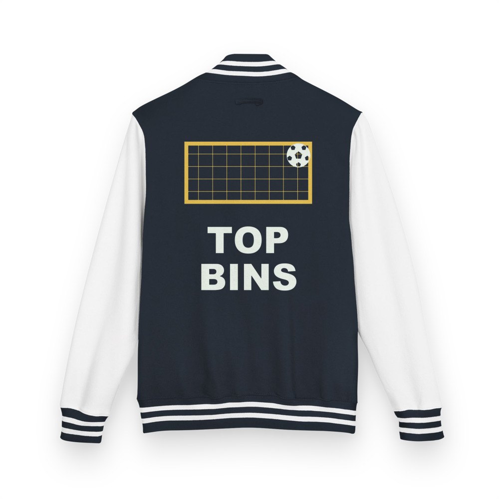 Top Gaming Society Top Bins Varsity Jacket Oxford Navy/Arctic White