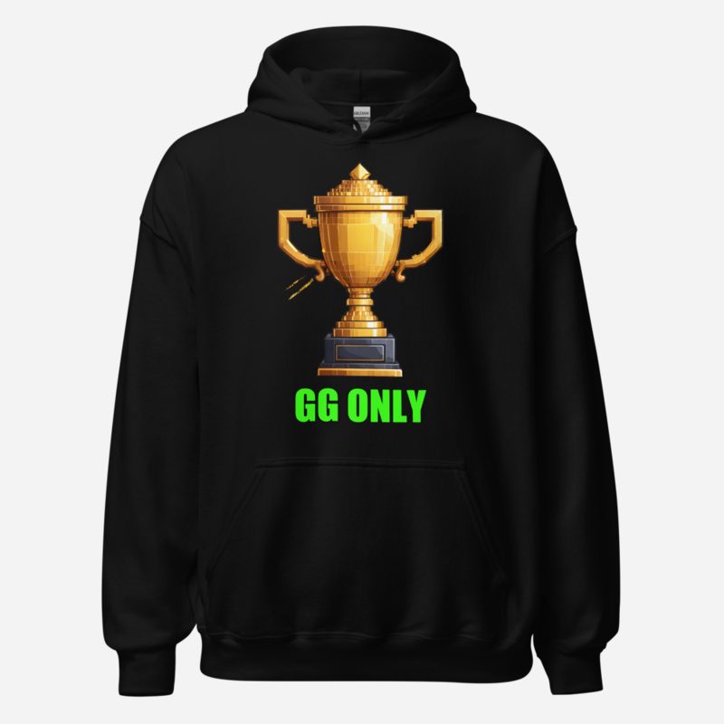 Top Gaming Society GG Only Trophy Hoodie Black