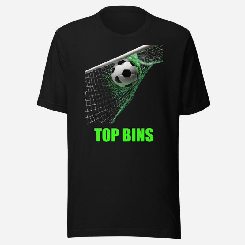 Top Gaming Society Top Bins Net Tee Black