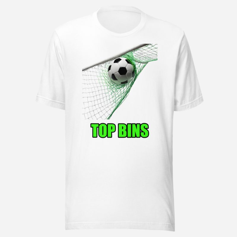 Top Gaming Society Top Bins Net Tee in White