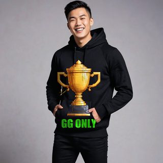 Top Gaming Society GG Only Trophy Hoodie AI model
